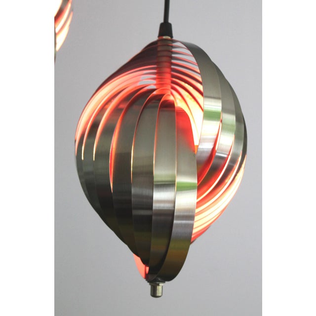 Vintage Space Age Pendant Light from Lyfa, 1970s For Sale - Image 14 of 18