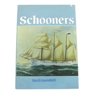 1980 Schooners Hard Cover Coffee Table Book Basil Greenhill