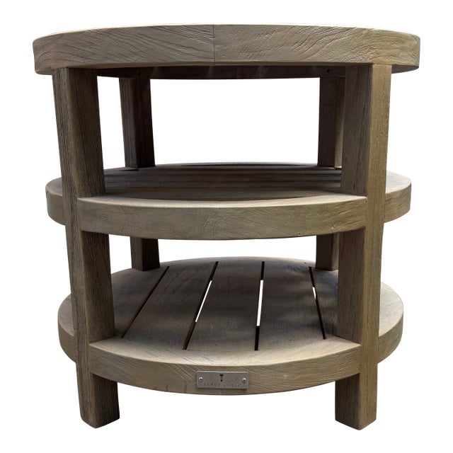 Janus Et Cie Arbor Round Side Table For Sale