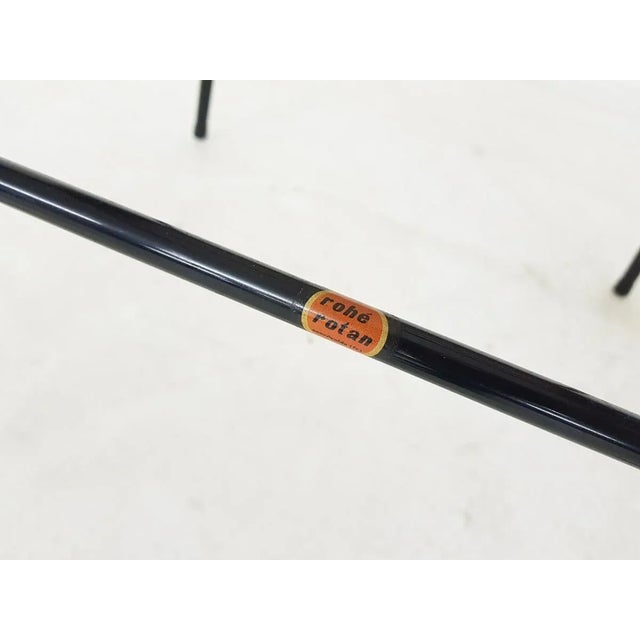 Dutch Rattan Lounge Chair from Rohe Noordwolde, 1950s For Sale - Image 13 of 14