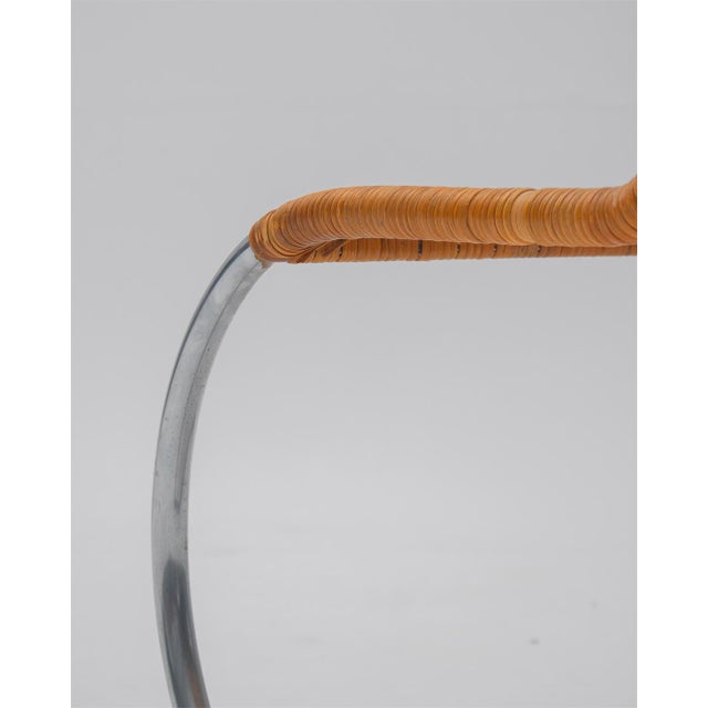 1970s S 533 Chair by Ludwig Mies van der Rohe for Roche Bobois, 1970s, Set of 4 For Sale - Image 5 of 8