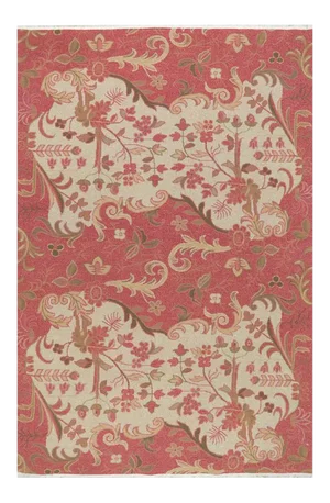 Handwoven Flatweave Chinese Area Rug 4'0"×6'0"