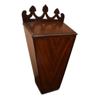 19th Century Walnut Box for Pipes For Sale