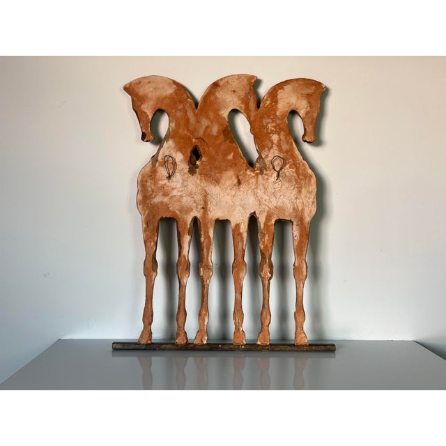 Frederick Weinberg 'Three Horses' Wall Sculpture Chairish