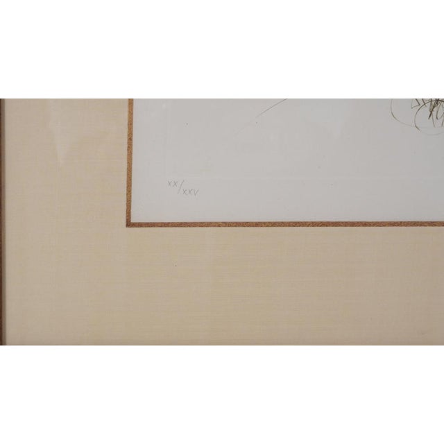 Salvador Dali, Tristan and Isolde, Vanity, Original Signed Etching For Sale - Image 6 of 8