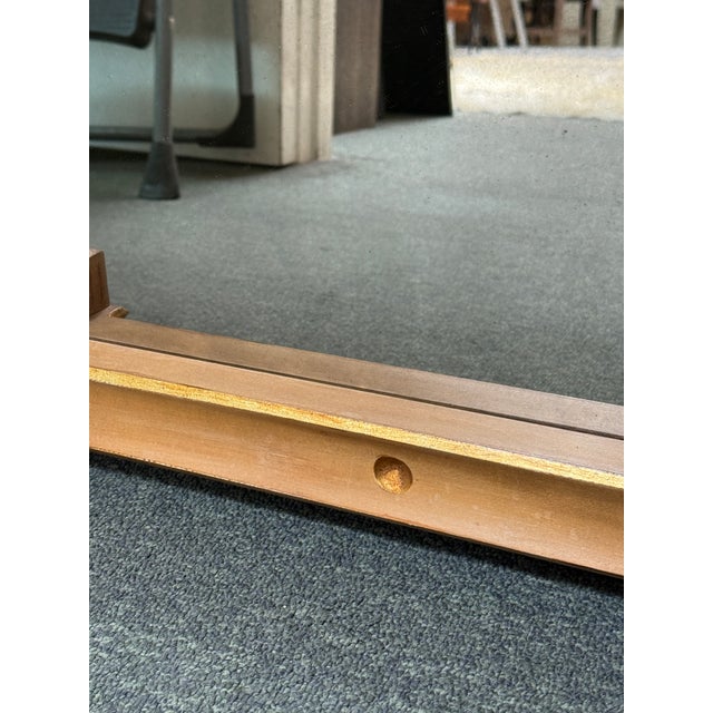 Neoclassical Gilt Wood Wall Mirror For Sale - Image 9 of 12