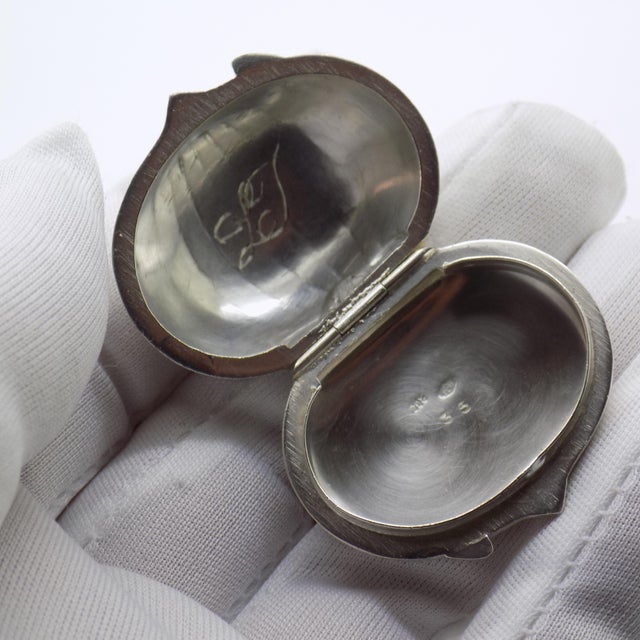 Vintage Italian Silver Box, 1970s For Sale - Image 3 of 14