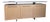 Modern Floating Stone Top Locking Credenza For Sale