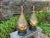 Pair of Italian Modernist Brass Lamps For Sale - Image 4 of 11