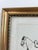 Antique Original Horse Etchings, Circa 1700: Framed Equestrian Prints - a Pair For Sale - Image 12 of 15