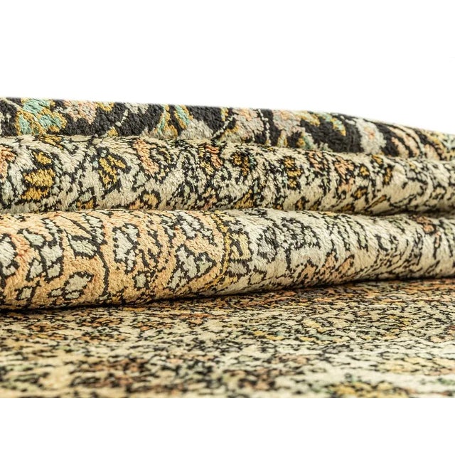 Beige Vintage Silk Rug, 1960s For Sale - Image 8 of 14