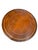 Weiman Mid-Century Weiman Heirloom Model 5040 Mahogany Gilt-Tooled Leather Drum Table For Sale - Image 4 of 10