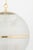 Transitional Hudson Valley Lighting Mark D. Sikes Sphere No. 3 1-Light Large Pendant, Aged Brass For Sale - Image 3 of 7
