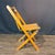 1940s Midcentury Vintage Wooden Stackable Folding Chairs From Maine -Set of 12 For Sale - Image 5 of 9