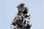 Metal Silver Statuette of Saint Anthony Holding Boy and Flowers For Sale - Image 7 of 9
