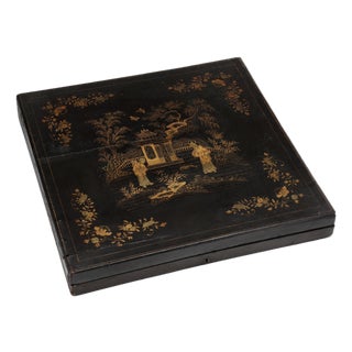 19th Century Large Chinese Lacquer Box For Sale