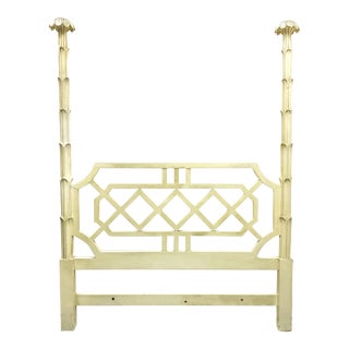 1960s Serge Roche Hollywood Regency Queen Size Headboard For Sale