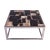 Contemporary Organic Modern Square Sliced Petrified Wood Top Coffee Table For Sale - Image 3 of 11