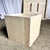 Vintage Italian Travertine Square Top Coffee Table For Sale In West Palm - Image 6 of 12