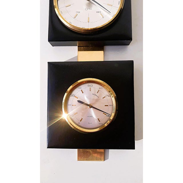 Modern Weather Station Hygrometer Barometer, 1970s For Sale - Image 3 of 11