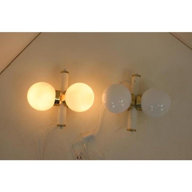 Mid-Century Set of 2 Wall Lamps attributed to Instala Jilove, 1970s, Set of 2 For Sale - Image 14 of 15