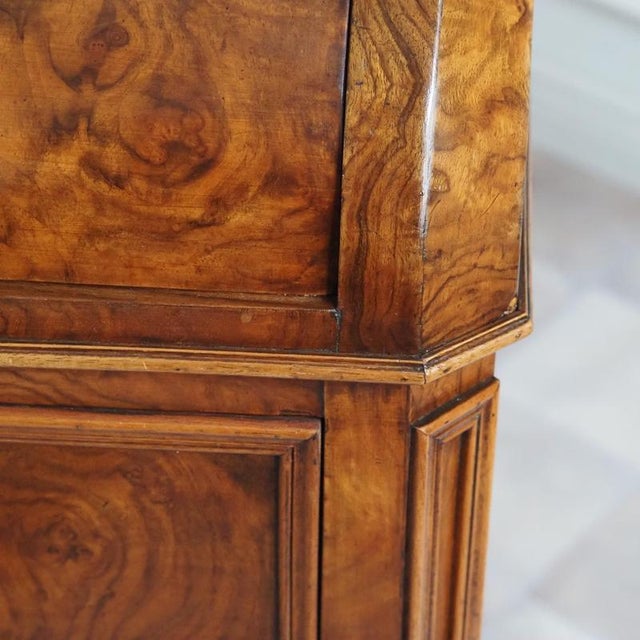 Wood Antique Louis Philippe Washstand with Marble Top and Folding Mirror, 1860 For Sale - Image 7 of 18