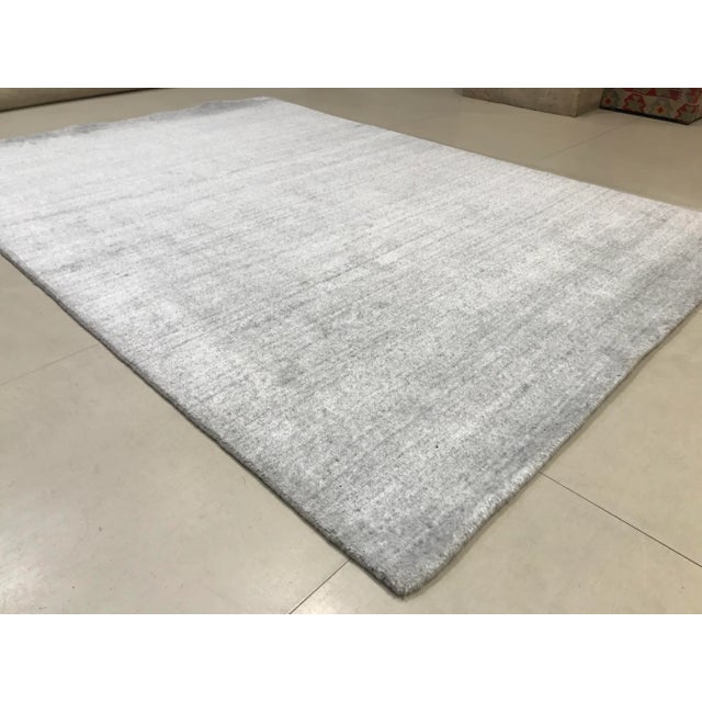 1980s Vintage Indian Handmade Rug For Sale - Image 5 of 9