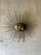 Metal 1970s Brutalist Brass Sun Face Wall Sculpture by Emaus, Mexico For Sale - Image 7 of 7