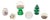 Collection of Six Collection of Murano and French Glass Paperweights For Sale