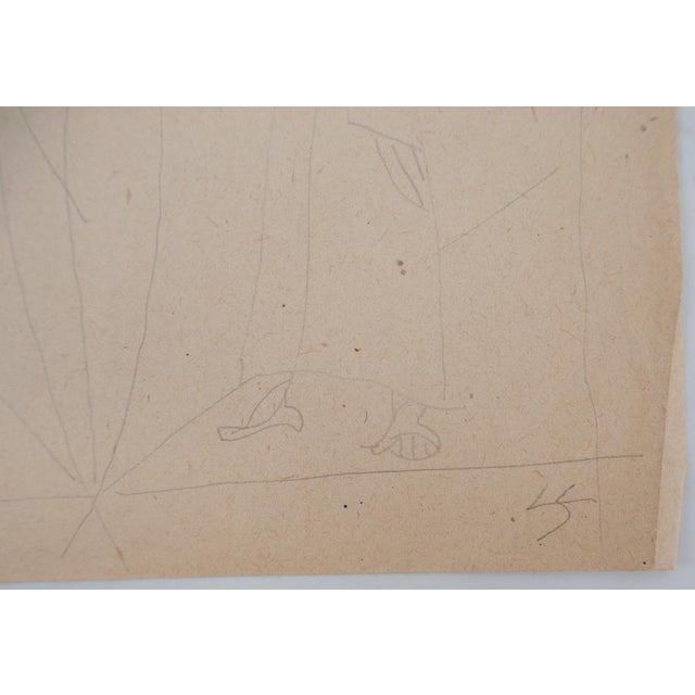 Léopold Survage, Surrealist Tribute to Nature, Original Drawing For Sale - Image 6 of 8