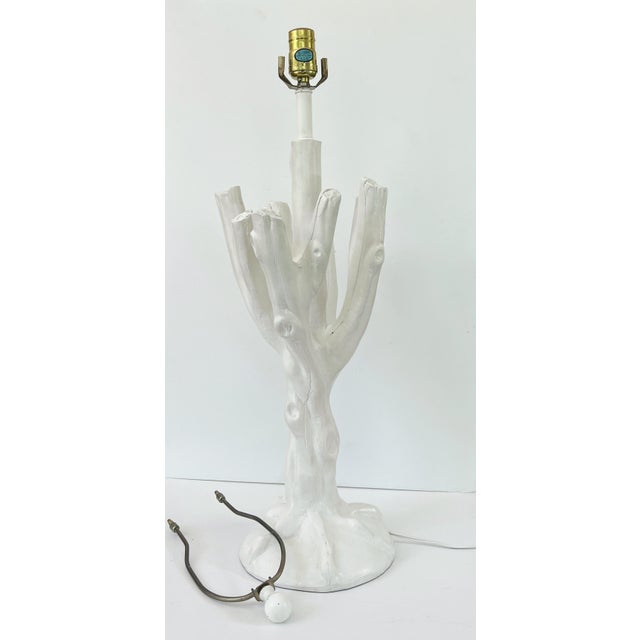 John Dickinson Late 20th Century Faux Bois Twig Table Lamp For Sale - Image 12 of 12
