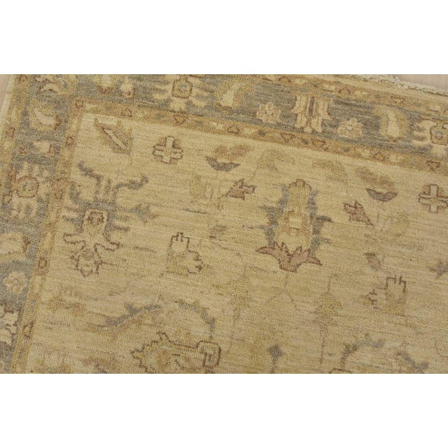2020s Ziegler Rug 4’1” X 4’2” Beige Wool Traditional Hand-Knotted Oriental Carpet For Sale - Image 5 of 10