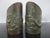 Bronze Chinese Bronze Dragon With Pearl Hoof Shaped Brush Cup Paperweight Pair For Sale - Image 8 of 18