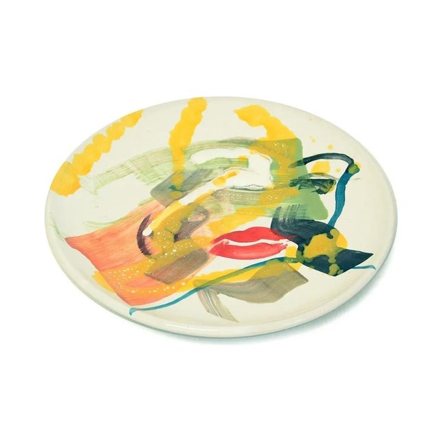 A Kiss of Autumn - Original Hand-made Flat Ceramic Dish by A. Kurakina - 2019 2019 For Sale - Image 3 of 4