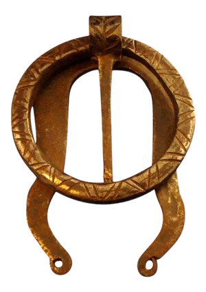 19th Century Aesthetic Movement Wrought Iron Door Knocker