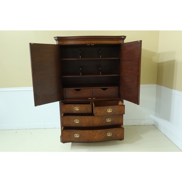 Henkel Harris Inlaid Mahogany Bedroom Armoire Chest Chairish
