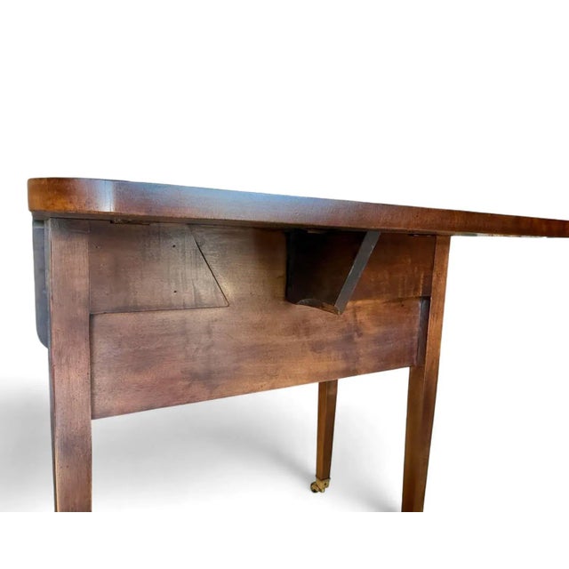Wood 1980s Vintage Henredon Pembroke Table Aston Court, Drop Leaf For Sale - Image 7 of 16