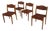 Danish Teak and Birch Stacking Chairs, Hand-Crafted, 1962 For Sale