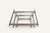 Sculptural Coffee Table in Brushed Aluminum and Glass, 1970s For Sale - Image 11 of 18
