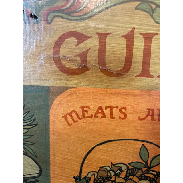 Wood Mid-Century Wooden Wall Plaques. Herb Guide and Spice Guide. Set of Two. For Sale - Image 7 of 10