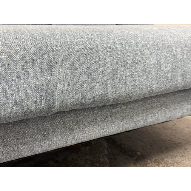 Joybird Lewis Grand Daybed/Sofa, Milo French Blue For Sale - Image 10 of 12