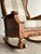 Studio Craft Oak Wingback Rocking Chair With Carved Rail, C. 1970s For Sale - Image 18 of 18