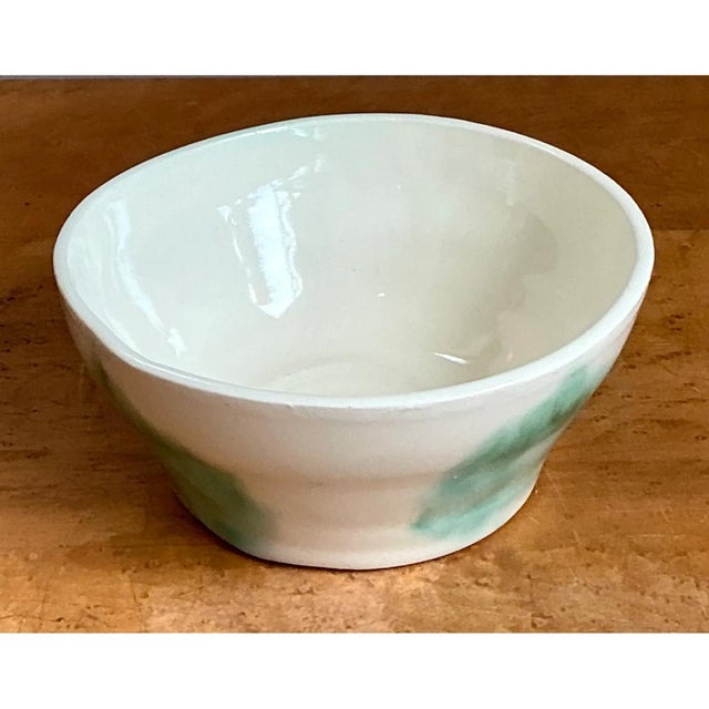 Vintage Abstract Glazed Ceramic Bowl For Sale - Image 12 of 12