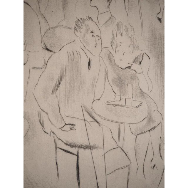 Modern Jules Pascin, At the Ball, Original Engraving For Sale - Image 3 of 7