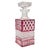 West German a & H Cranberry Cut-to-Clear Lead Crystal Whiskey Decanter 9" For Sale - Image 4 of 15
