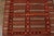 Tribal Vintage Kilim Striped Beige-Brown Orange Embroidery Angora Wool Flat Weave For Sale - Image 3 of 8