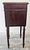 1920s Antique French 1920s Marble Top Nightstand Mahogany Bedside Cabinet For Sale - Image 5 of 18