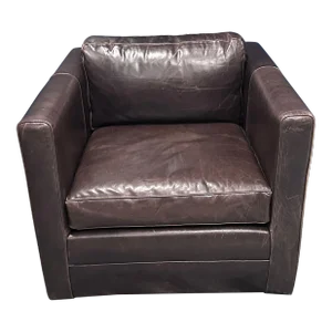 Leather Swivel Chair From Mitchell Gold + Bob Williams