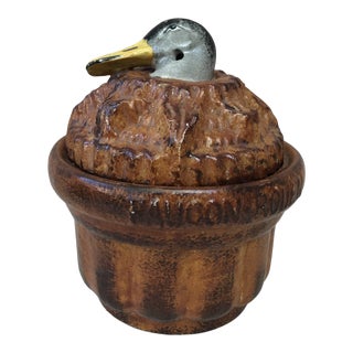 C.1900 Pate Duck Tureen Georges Dreyfus For Sale