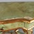 Green Drop-Shaped Console Table in Fir with Faux Marble Finish For Sale - Image 8 of 10